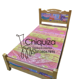 Cama para niños decorada