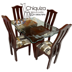 Comedor de circulos en cedro