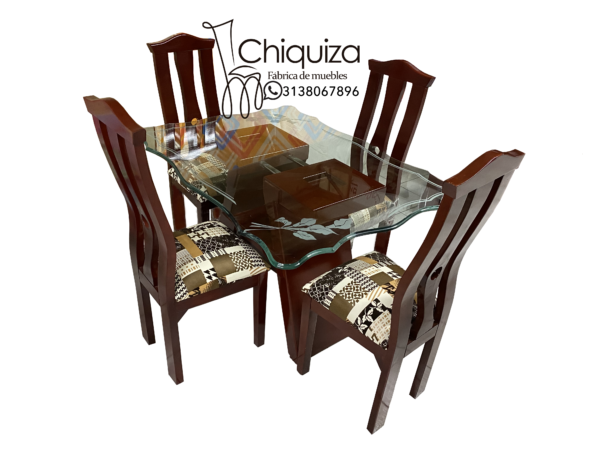 Comedor de circulos en cedro