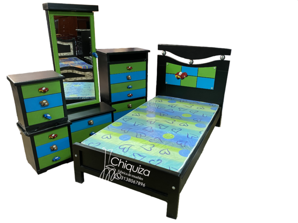 Alcoba Deco doble tablero infantil