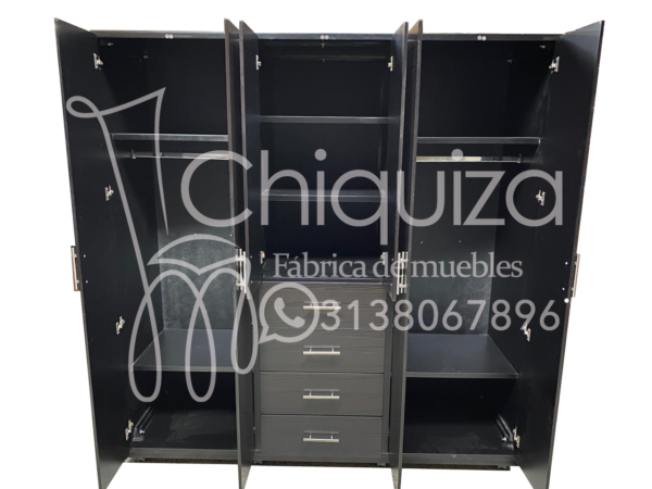 Closet multifamiliar negro de 180 - Imagen 2